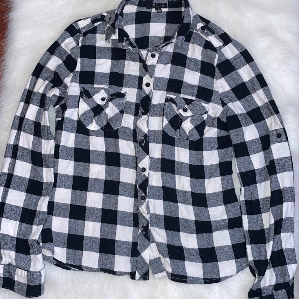 Black and White Flannel
